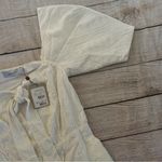 Iorane Laise Lace White Geometric Pattern Jumpsuit Size Large Tie Front NEW Photo 4