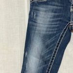 Rock Revival Women’s Capri Jeans Sz 26 Embellished Pockets Distressed Denim Photo 2