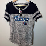 NFL Tennessee Titans T-Shirt Women’s L Short Sleeve  Football Tee Shirt NEW! Photo 0