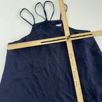 Love Riche  Tank Top Womens Large‎ Blue Strappy Halter Shift Blouse Photo 4