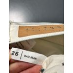 PacSun Eco Off White Patchwork Dad Jeans High Rise Size 26 Photo 5