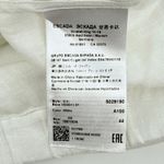 Escada Sport White Linen Lace Bomber Jacket Zip Up Black Collar‎ Size 44 L/XL Size L Photo 8