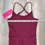Terez NWT  Raspberry Monogram Adjustable Strap TLC Athletic Bodysuit Red Size XS Photo 1