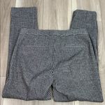 Theory  black white wool blend herringbone pants size 6 Photo 5