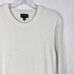 Club Monaco  by Ralph Lauren XS Sweater White Crew Neck Long Sleeve Nylon Rib 960 Photo 3