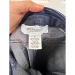 Workshop Republic Clothing WORKSHOP Republic Jeans Size 6 Dark Blue High Rise Cuffed Skinny Ankle Stretch Photo 8