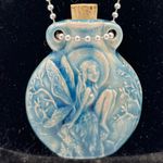 One of a kind jar necklace Blue Photo 2