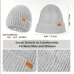 Chenille‎ Winter Cozy Ivory 3pc Set Scarf Touchscreen Gloves Beanie Hat Cap White Photo 6