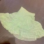 Green prairie skirt boho Cottagecore size medium y2k spring Fairycore maxi Photo 0