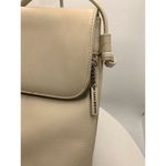 Giani Bernini  Ivory Leather Crossbody Purse Photo 3