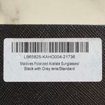 Quince NIB  Maldives Polarized Acetate Black Sunglasses with Grey Lens Photo 12