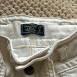 Abercrombie & Fitch  Cream Ultra-High Rise Jeans Photo 6