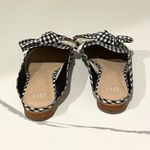 BP  ‘Maddy’ black and white gingham mules size 6.5 Photo 3