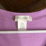 Bozzolo Cropped Purple Shirt Photo 1