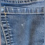 City Streets Classic Blue Denim Women's Jean Shorts 15 rolled hem Photo 3