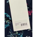 Likely  Alias Floral Print Ruched Crop Top‎ Tank Top Cerulean Blue Detail Large Photo 2