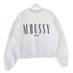 MOUSSY Sweat Crewneck Sweatshirt White Photo 0