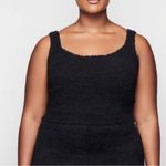SKIMS  Women's Cozy Knit Fuzzy Tank Top Sleeveless Black,Size Large, NWOT Photo 1