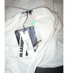 Jil Sander NWT New White Skirt Italy Asymmetric High Low Designer Womens 10 Photo 3