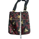 BAGGALINI Burgundy Travel Leopard Print Crossbody Bag Photo 6