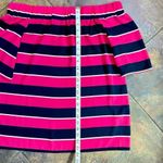 Vine & Love  Color Block Stripe Off The Shoulder Blouse Medium Photo 3