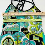 Trina Turk Trina‎ Turk Recreation Tank Top Swimsuit Abstract Print Criss Cross Back Medium Photo 9