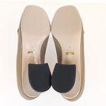 Gucci  Sylvie Loafer Pumps Tan Leather Mid-Heel Chain Web Stripe Women's EU 40 Photo 2