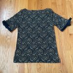 Ralph Lauren Lauren  Black Label Paisley Print Women's Top Photo 5