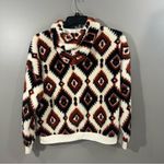 Shyanne  Life Aztec Fleece hooded Pullover size medium Photo 2