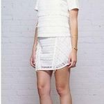 Greylin ππ White Fringe Lace Mini Skirt Photo 0