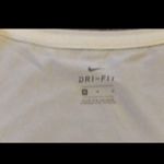 Nike Dri Fit Training Logo Scoop Neck Tee White M Photo 2