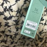 Terra & Sky  Tan Floral Blouse Size 3X Photo 3