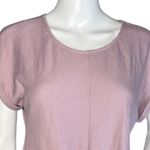 W5  Shirt Womens Medium Purple Pink Ribbed Knit Updated‎ Basic Neutral Minimalist Photo 4