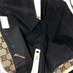 Gucci Abbey D Ring White Leather Shoulder Bag Tote Vintage Authentic Dust Bag Photo 14