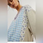 Free People  Lucy V-Neck Sweatshirt Photo 2