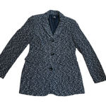 Muse Black & White Marled Blazer Size 10 Photo 0