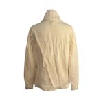 Ralph Lauren Lauren Long Sleeve Gold Button Ivory Cardigan Sweater Size Large Photo 2
