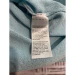 Chico's 1 Cardgian Sweater Womens M Shine 3 Button Front 3/4 Slv Pale Turquoise Photo 7