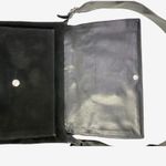 Gucci Black Suede Shoulder Bag 001 3266 Vintage Messenger Style Made In Italy Photo 8