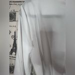 Vintage Elegant White Lace Trimmed Dress by California Dynasty Size M Photo 5