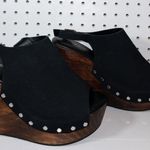 Torrid Studded Wood Wedges Size 9 - Wide Photo 3