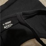 Athletic Black Ribbed Women's Crop Top Size M Photo 1