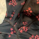 Keepsake Infinity Long Sleeve Satin Mini Dress Black with Pomegranate Ditsy Size Size XS Photo 13