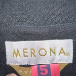 Merona  Stretch black pencil skirt size 8 Photo 4