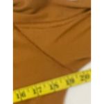 Free People  Sloane Bodysuit Long Sleeve Snap V Neck Ribbed Amber Size L Mustard Photo 2