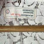 Anthropologie  Odd Molly White Floral Lace Mini Dress 1 / S Photo 21