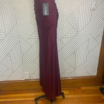 La Femme Strapless Two-Piece Trumpet Gown in Dark Berry Size US 12 Photo 7