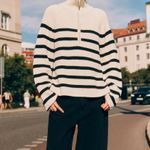 H&M Quarter Zip Sweater Photo 0