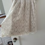 Lush Clothing Lush women’s Cream Lace mini Dress Cottagecore boho size small Photo 2