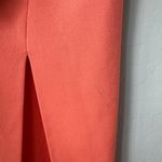 Solace London  Dress One Shoulder Slit Open Back Petch Maxi Dress Orange Size 4 Photo 5